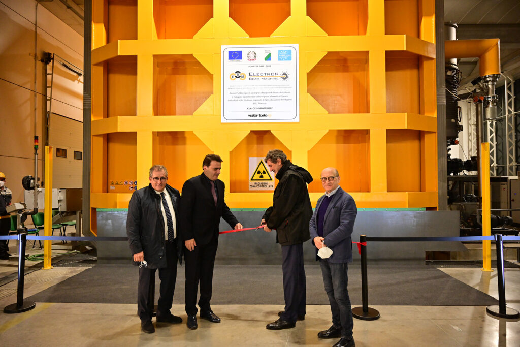 Inauguration of the most innovative plant for electron beam operations